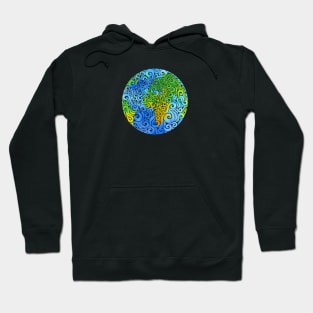 Swirly Earth Hoodie